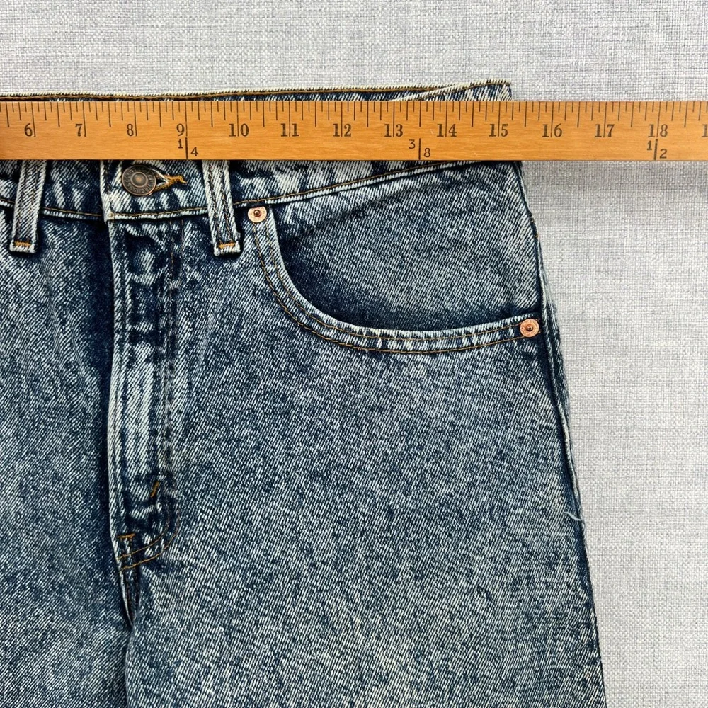 VTG 80s Levis 550 Acid Wash Relaxed Jeans Men 31x32 Blue Tapered Leg Made in USA